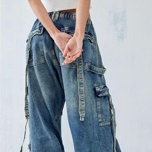 BDG strappy cargo jeans